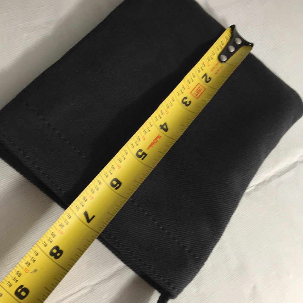 Brandy Melville Black Cotton Mini Phone Crossbody Purse Bag - Picture 7 of 8